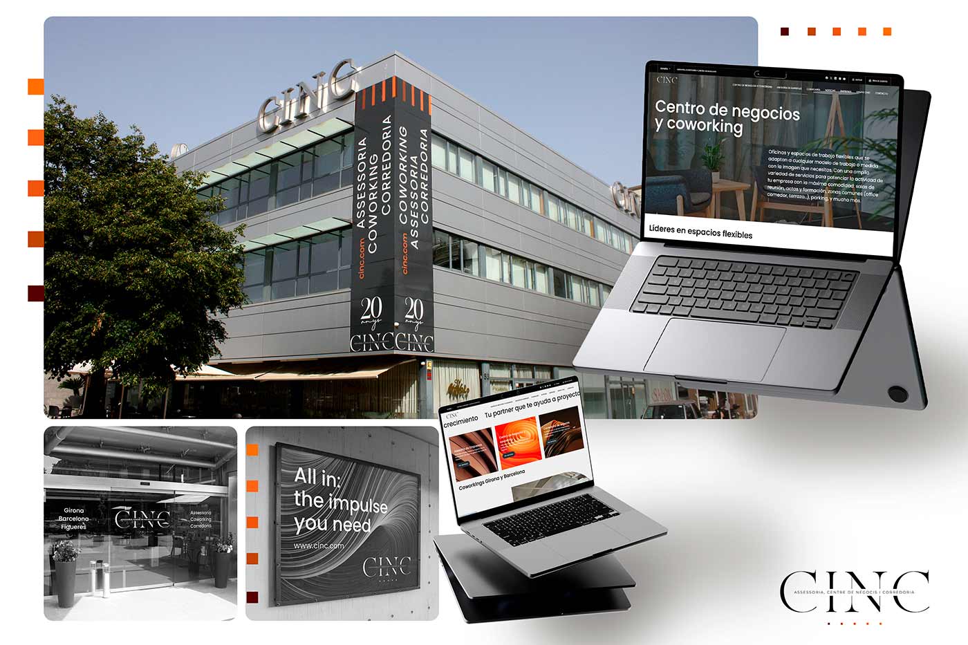 CINC projecte realitzat per marlon branding