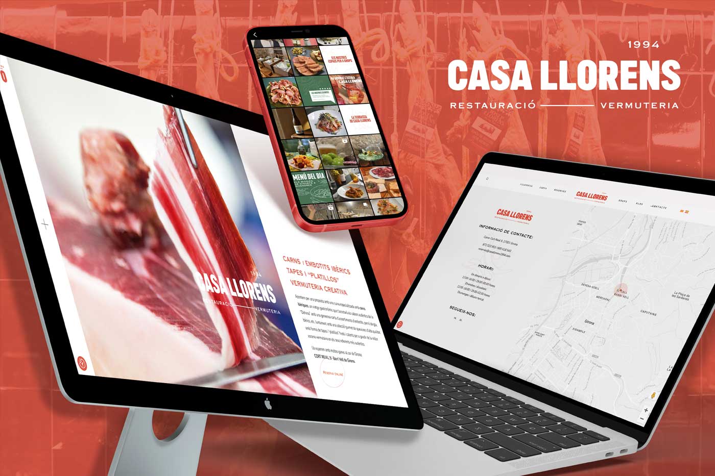 Casa Llorens 1994 website