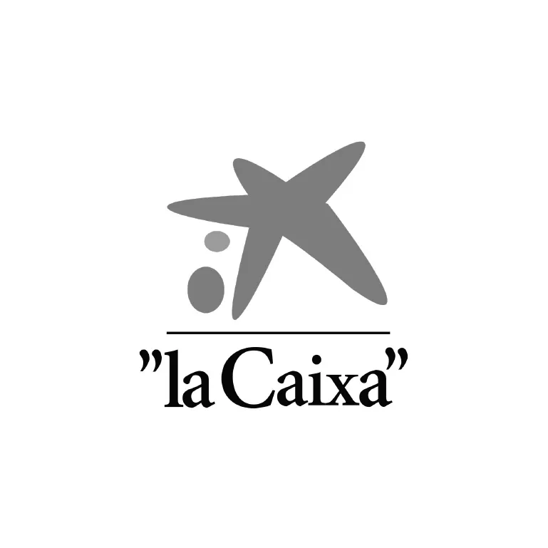 La Caixa logo negre