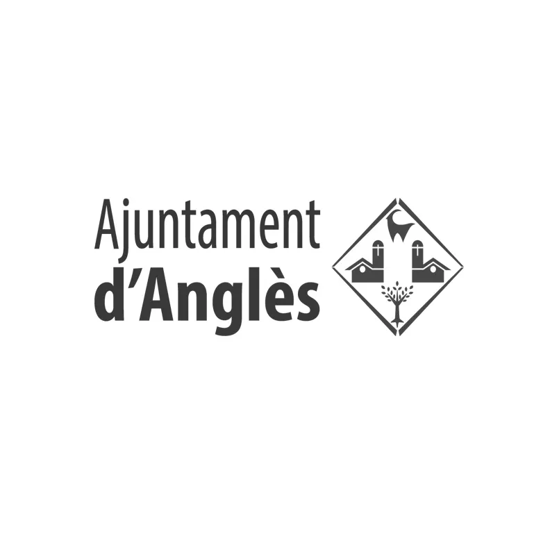 Ajuntament d'Anglès logo negre