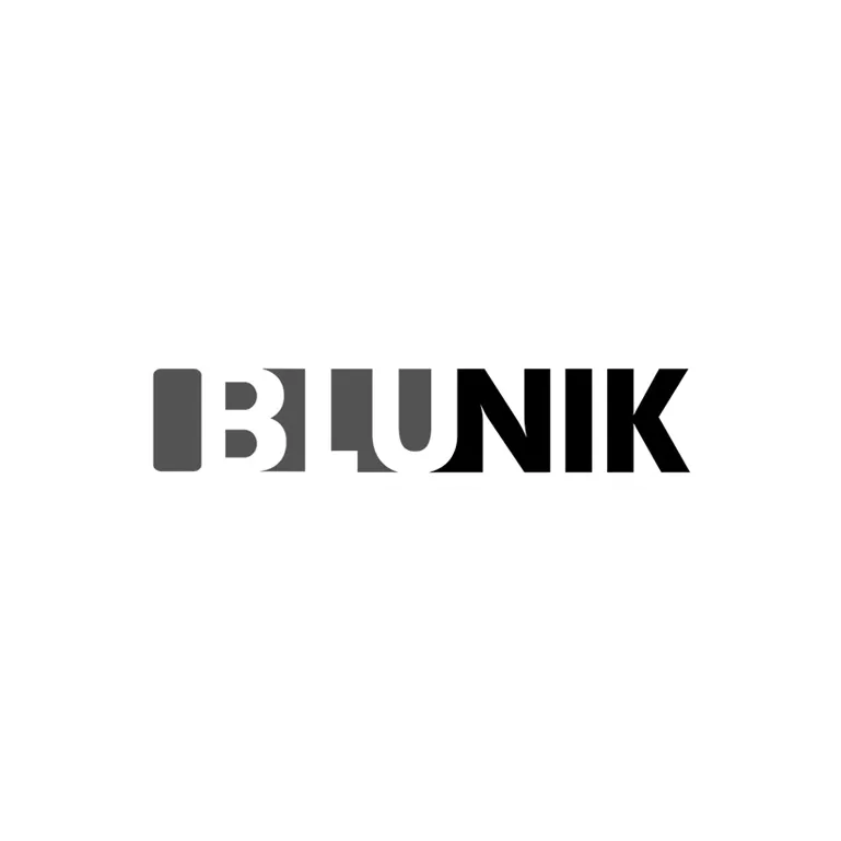 Blunik logo negre