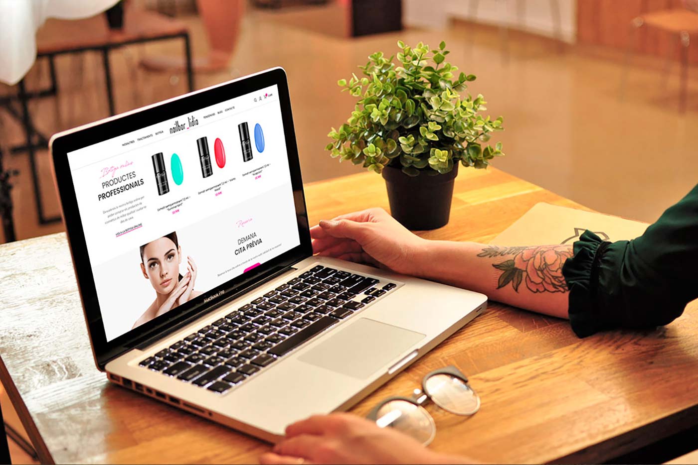 Disseny pàgina web de Nailbar Lidia