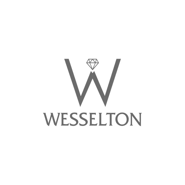 Wesselton logo negre