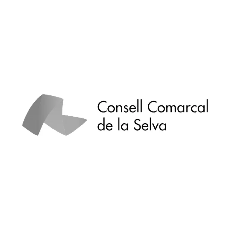 Consell Comarcal de la Selva logo negre