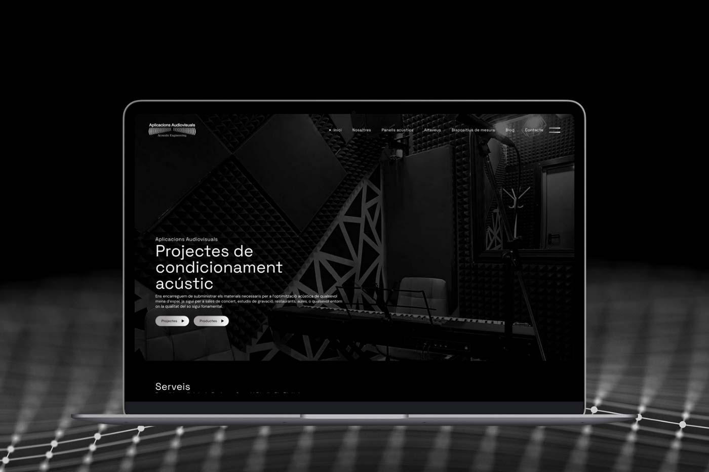 Pàgina web Aplicacions Audiovisuals