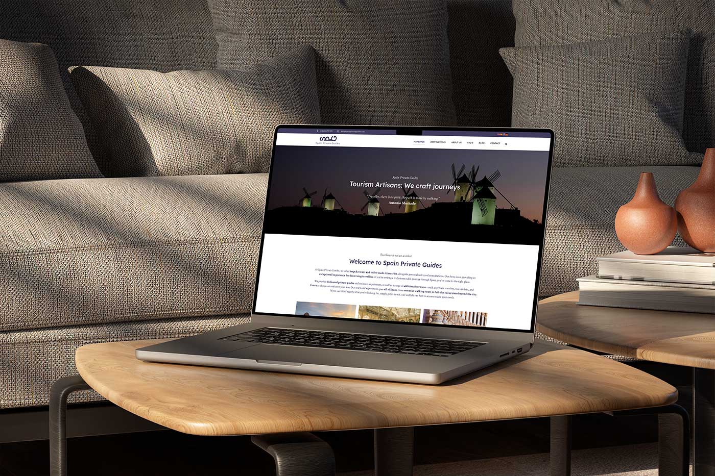 Disseny pàgina web Spain Private Guides